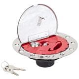 Lightning-Safe Aircraft Fuel Tank Gravity Fuel Filler Caps